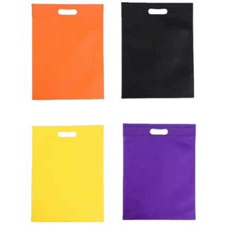 彩色 D-cut Eco 50gsm 无纺布购物袋 价格便宜的无纺布袋