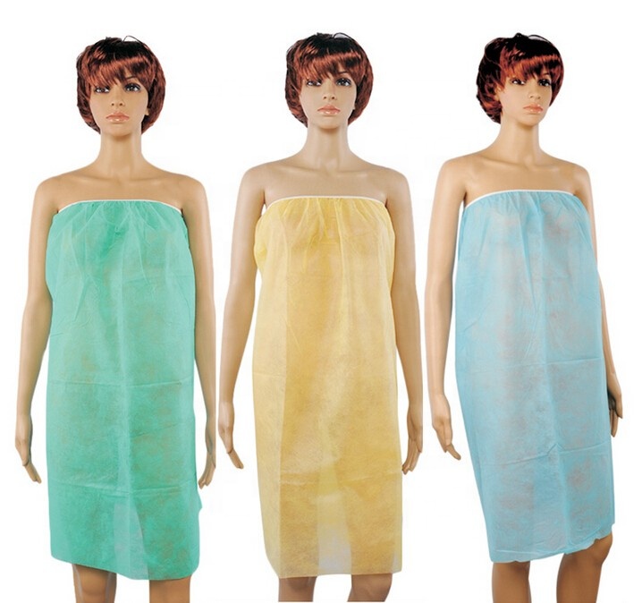 SPA一次性裙材料 - 软皮肤纺织纺织纺织织物免费样品
