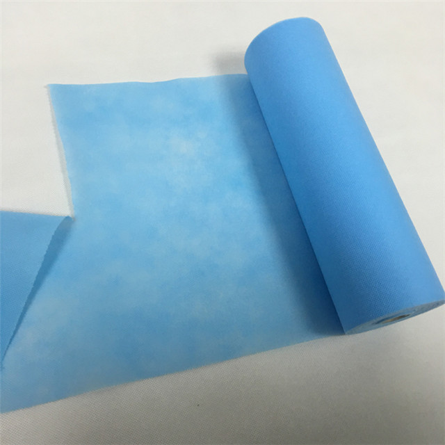 防水一次性穿孔床单100％聚丙烯纺粘无纺布卷