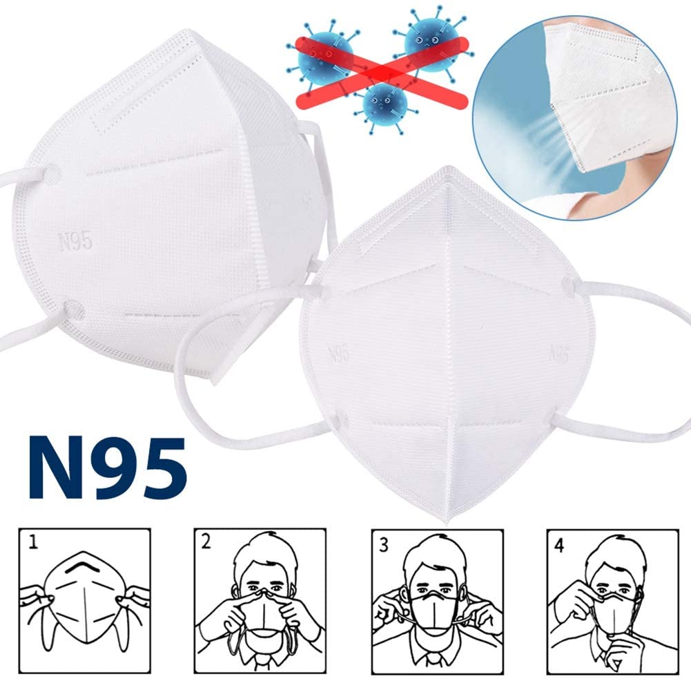 无纺布安全呼吸器 N95 Kn95 面罩带呼吸器
